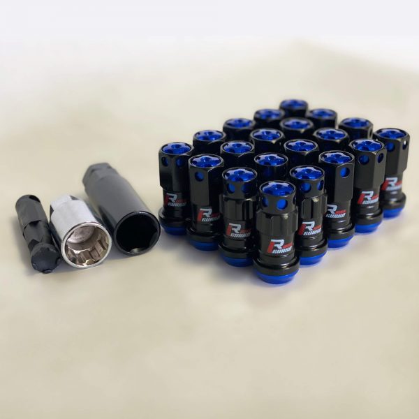 <b>Спортивные колесные гайки Max Guard (Синий)</b></br>Резьба: M12x1.5 — изображение 2