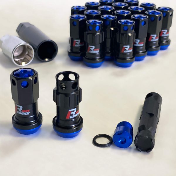 <b>Спортивные колесные гайки Max Guard (Синий)</b></br>Резьба: M12x1.5 — изображение 3