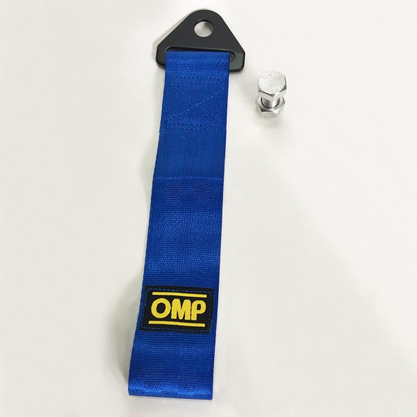 Буксировочная петля OMP синяя — изображение 2