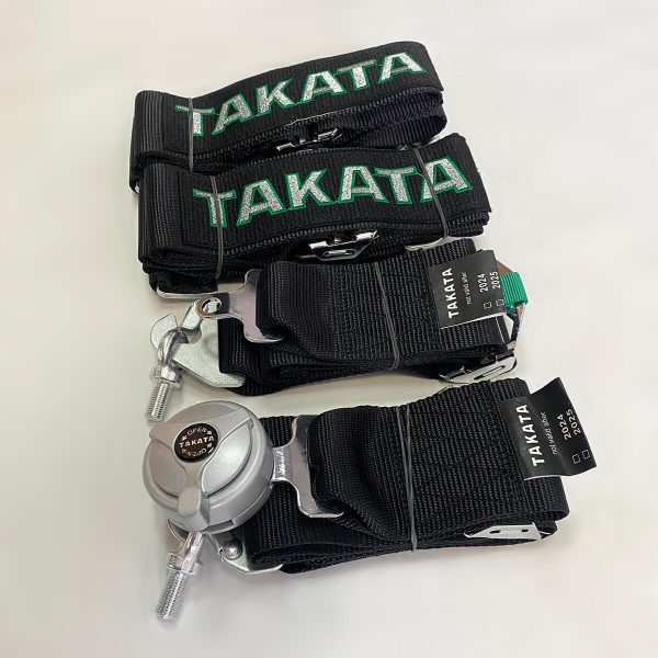 Спортивные ремни безопасности TAKATA 4-точечные черные (быстросъмный крепеж) — изображение 3