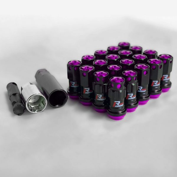 <b>Спортивные колесные гайки Max Guard (Фиолетовый)</b></br>Резьба: М12x1.25 — изображение 2
