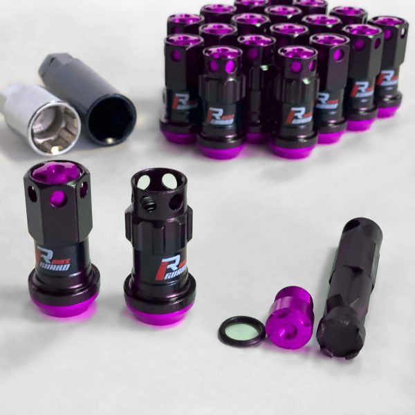<b>Спортивные колесные гайки Max Guard (Фиолетовый)</b></br>Резьба: М12x1.25 — изображение 3
