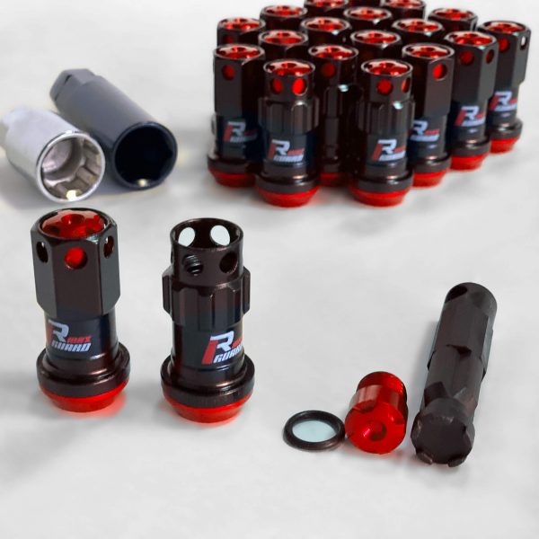<b>Спортивные колесные гайки Max Guard (Красный)</b></br>Резьба: М12x1.25 — изображение 3