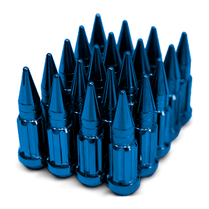 <b>Спортивные колесные гайки Rays шипы (Синий)</b></br>Резьба: M14x1.5