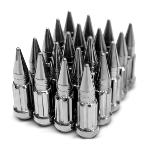 <b>Спортивные колесные гайки Rays шипы (Серебристый)</b></br>Резьба: M14x1.5