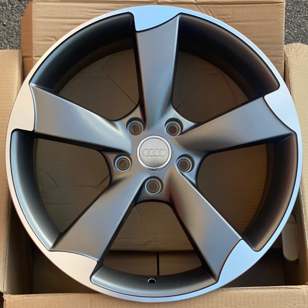 audi-5-arm-rotor-matt-gunmetal-and-polish-3
