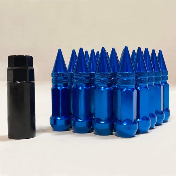 <b>Спортивные колесные гайки Rays шипы (Синий)</b></br>Резьба: M12x1.5 — изображение 3